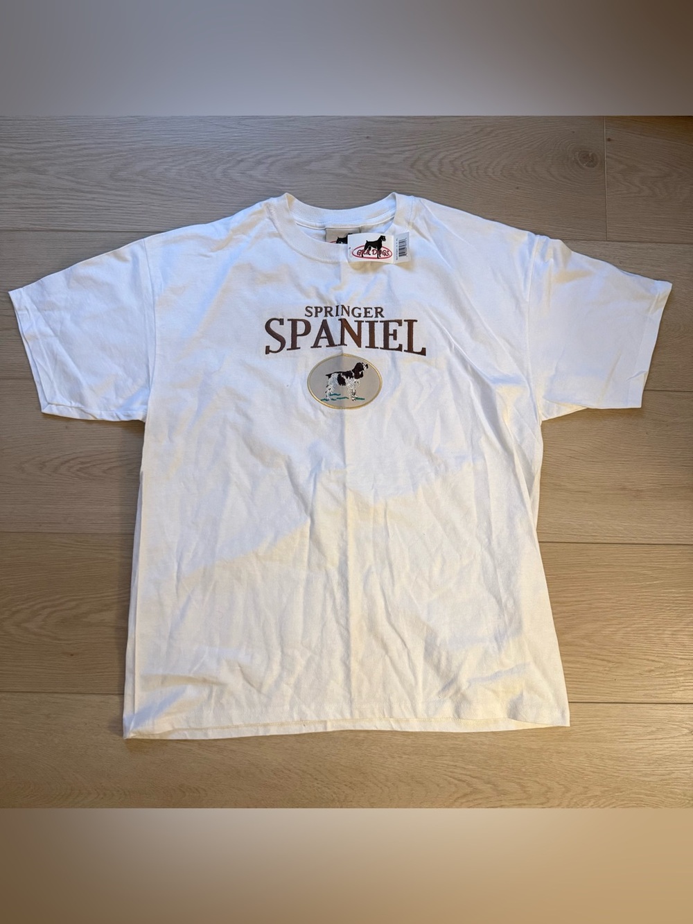 Springer Spaniel Embroidered Graphic Shirt Gr8 Dogs Size XL